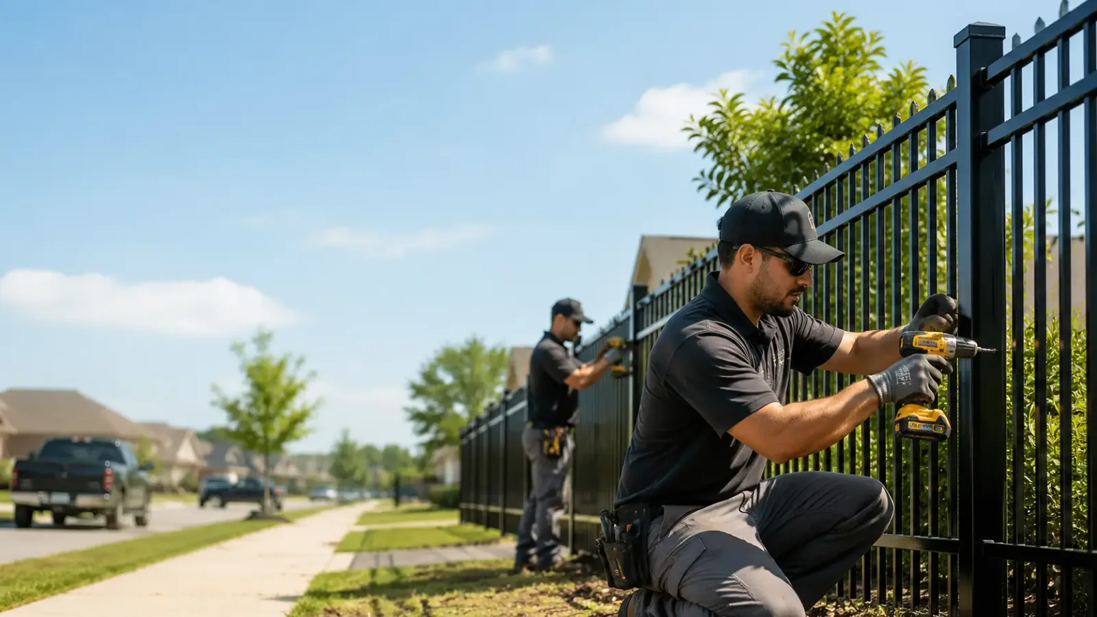 Metal Fence Installation in Midland, MI